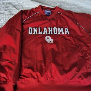 OU Pullover with pockets and adjustable size. XL Men's